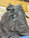 Black Button-Up Dress