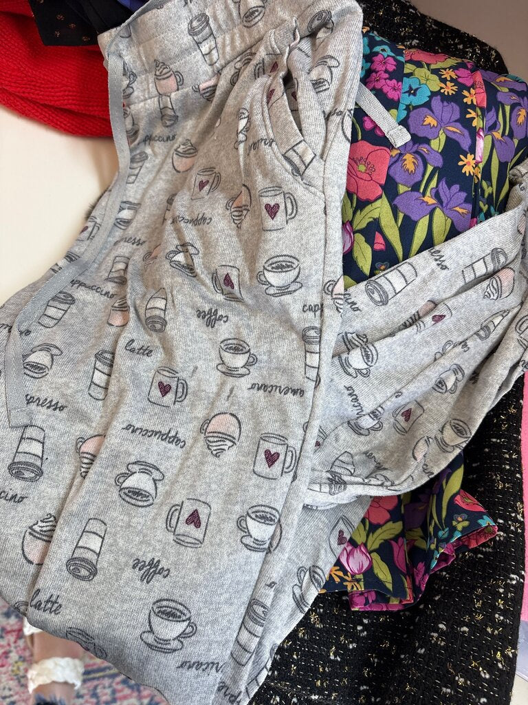 Coffee Themed Pajama Pants