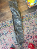 Camo Print Jeans with Sequin Detail