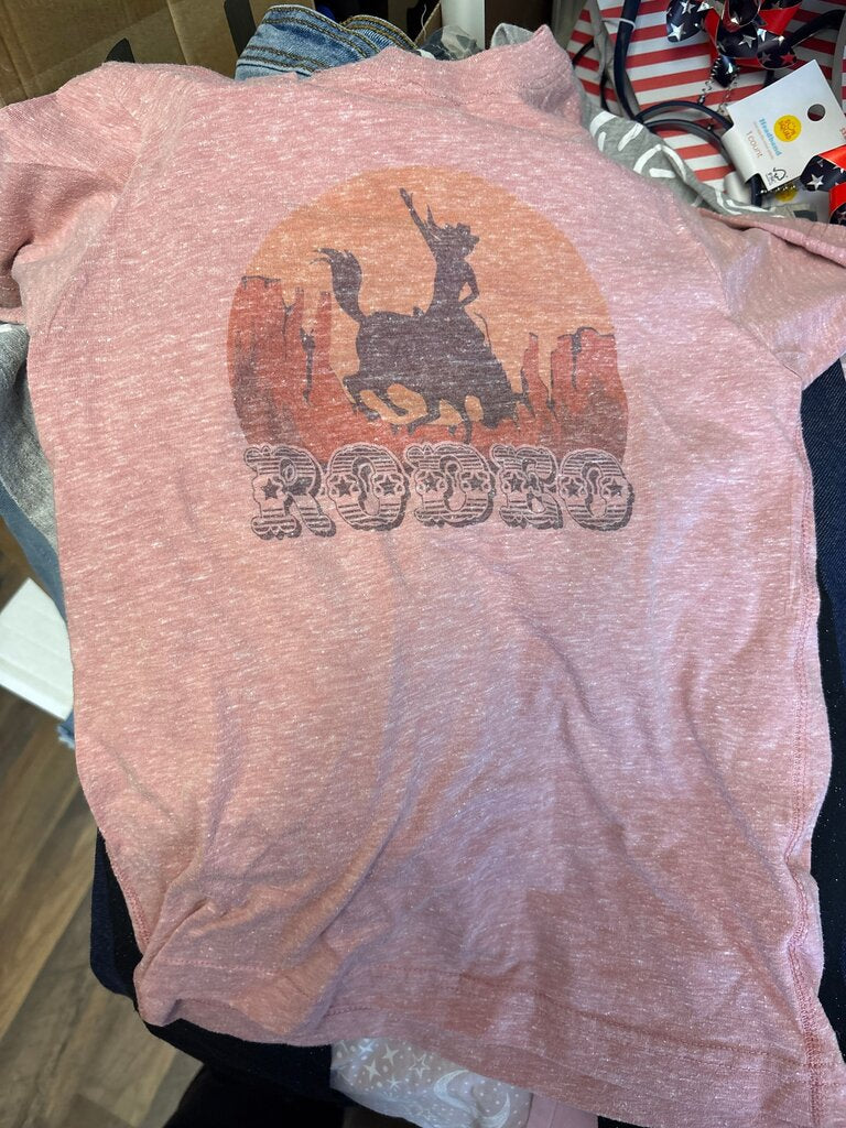 Youth Pink Rodeo T-Shirt