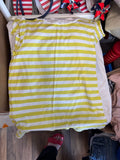 GAP Kids Yellow and White Striped T-Shirt