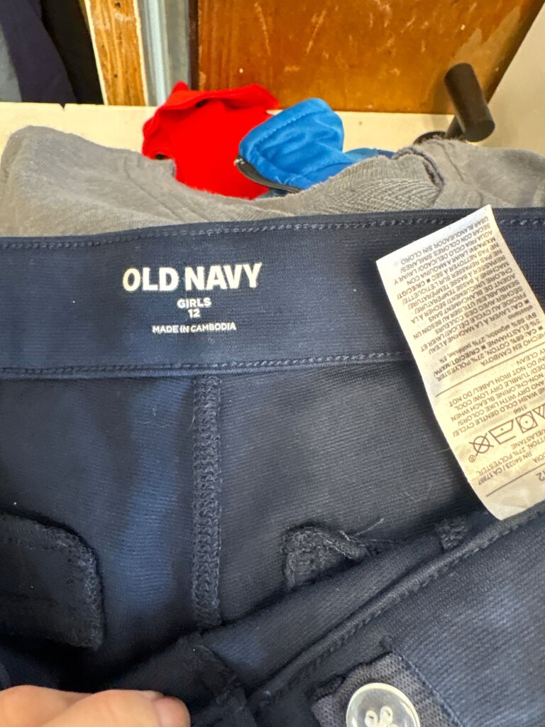 Old Navy Girls' Navy Pants