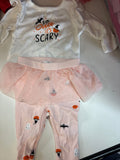 Cute Halloween Baby Outfit with Tulle Skirt