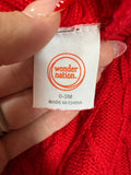 Wonder Nation Red Knit Romper