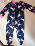 Unicorn Print Baby Romper