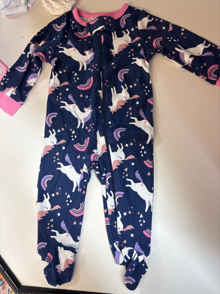 Unicorn Print Baby Romper