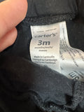 Carter's Black Snowflake Print Tutu Leggings