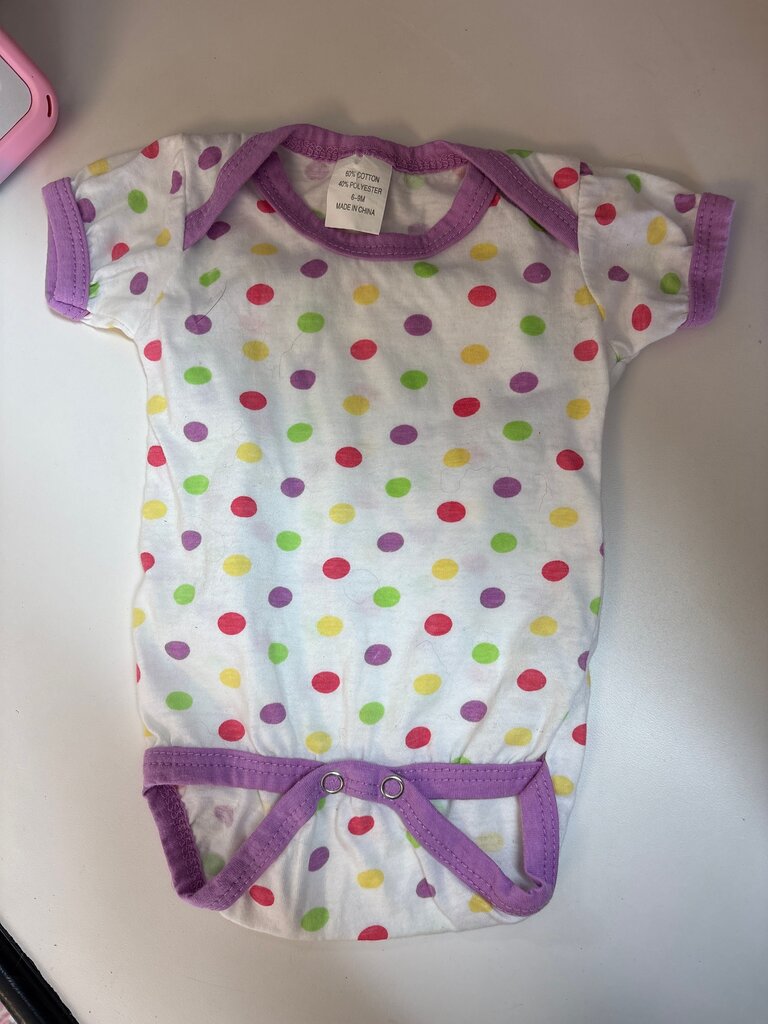 Colorful Polka Dot Baby Bodysuit