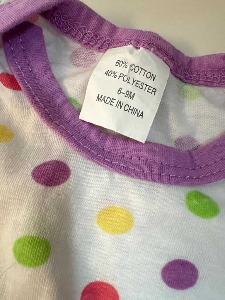 Colorful Polka Dot Baby Bodysuit