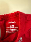 Carter's Red Long Sleeve Bodysuit for Infants