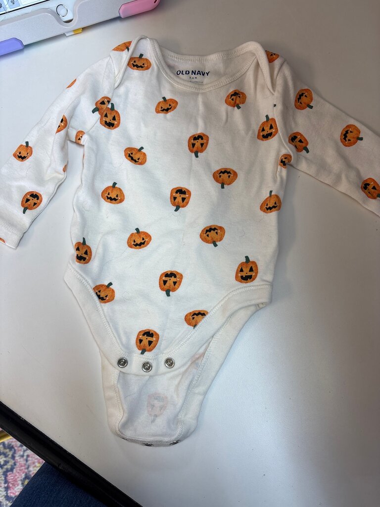 Old Navy Halloween Pumpkin Bodysuit