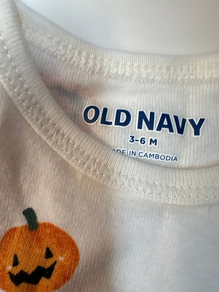 Old Navy Halloween Pumpkin Bodysuit