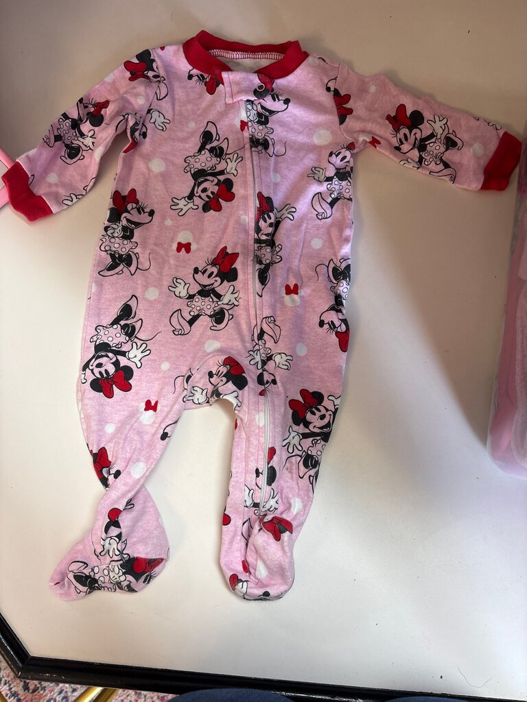 Disney Minnie Mouse Zip-Up Pajamas