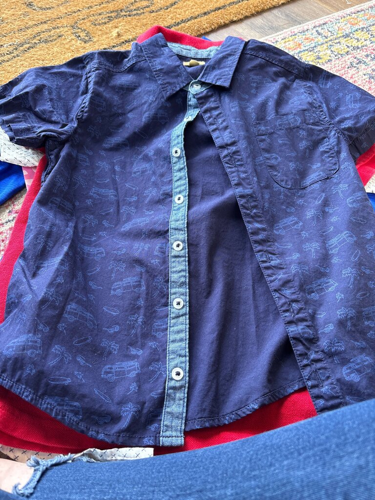 Boys True Craft Short Sleeve Button-Up Shirt