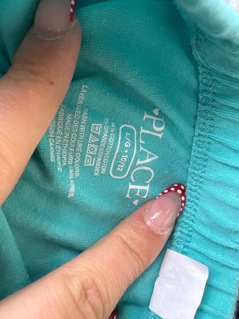 Girls' Turquoise Leggings