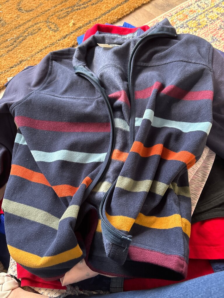OshKosh B'gosh Boys' Zip-Up Jacket with Multicolor Stripes
