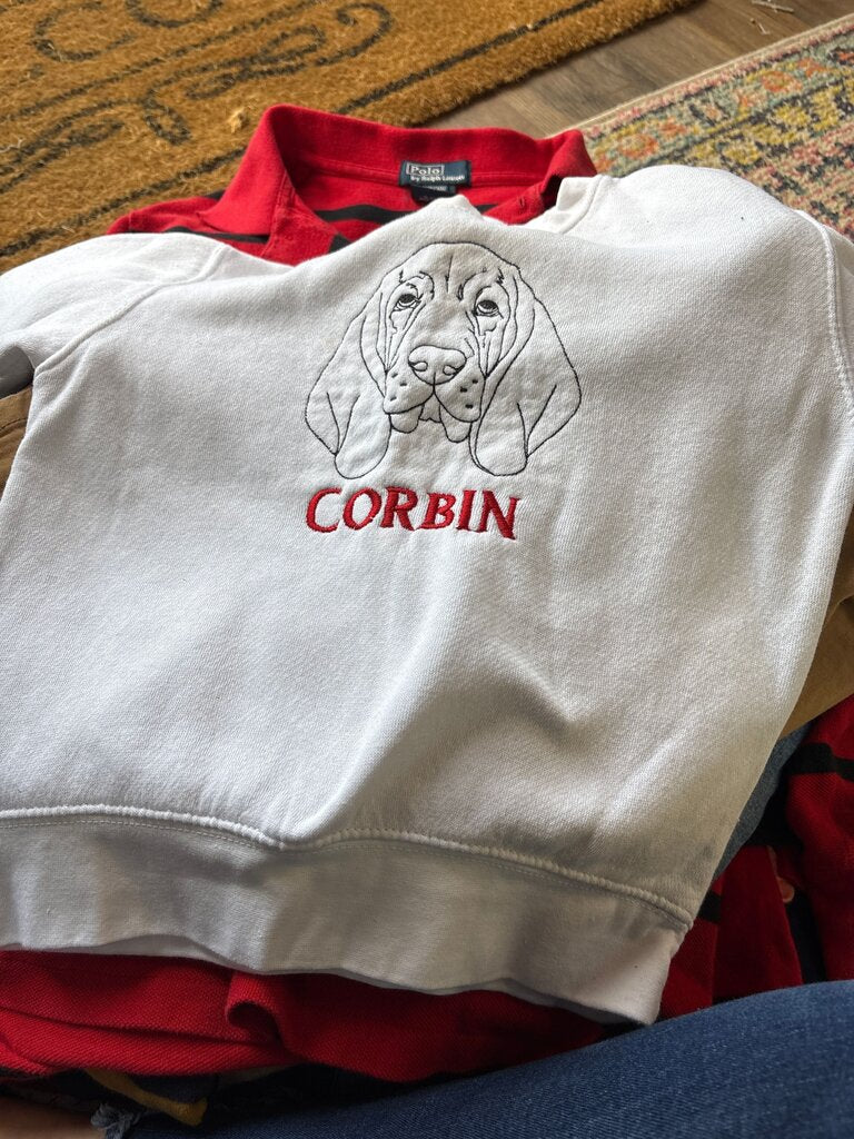 Corbin Dog Graphic Sweatshirt