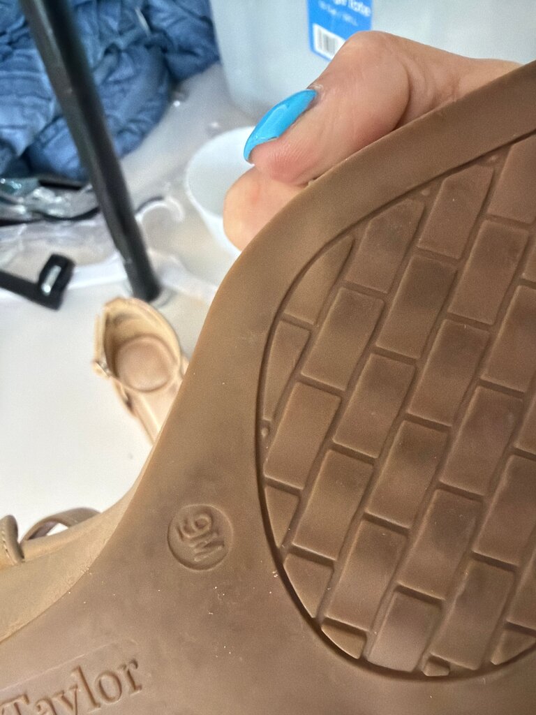 Stylish Tan Strappy Heels