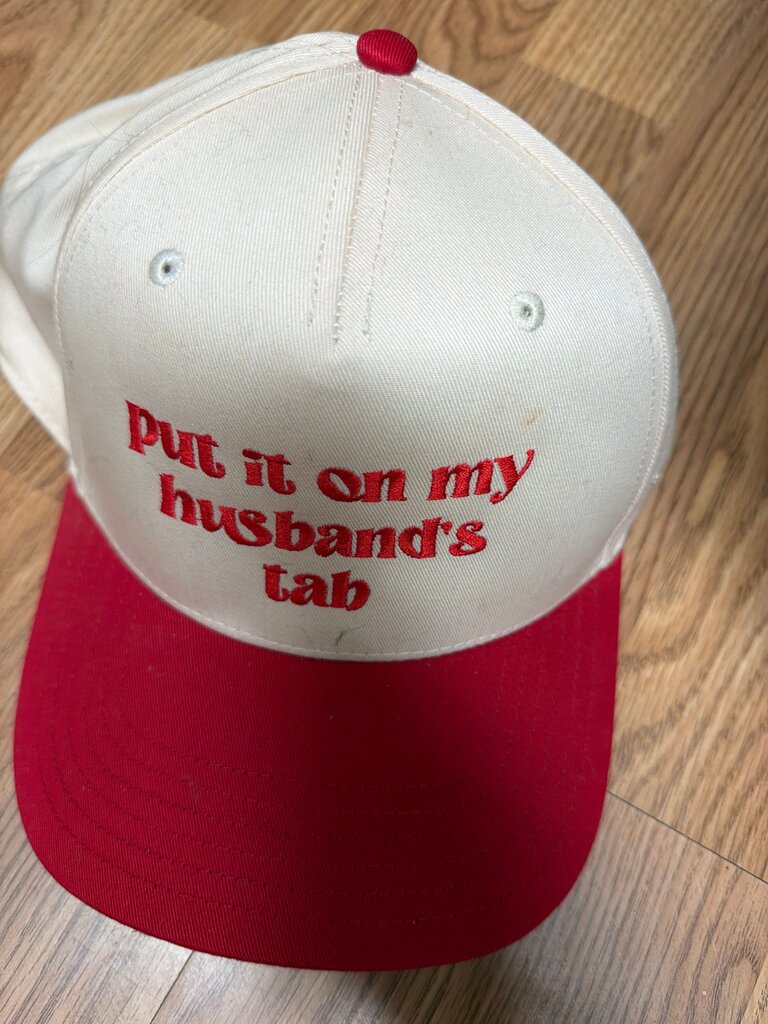 Put It On My Husband's Tab Cap