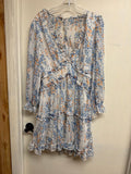 Floral Print Wrap Dress