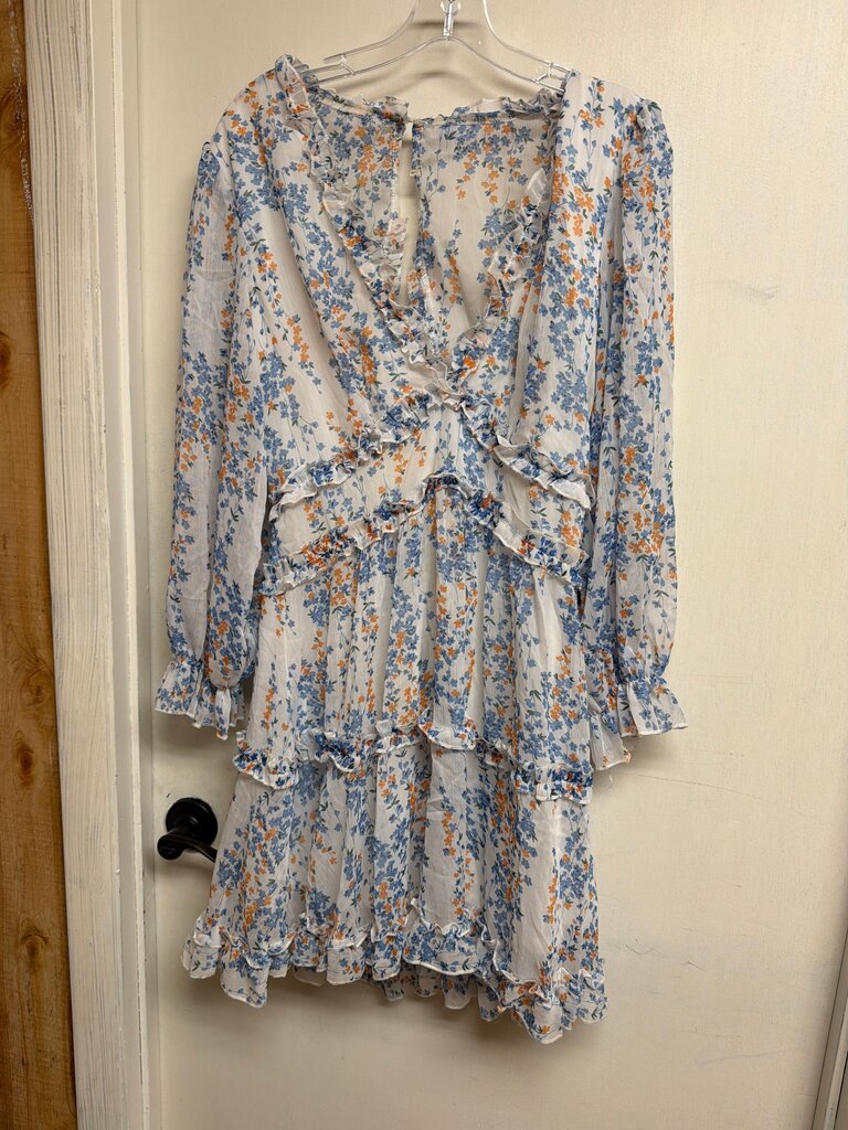 Floral Print Wrap Dress