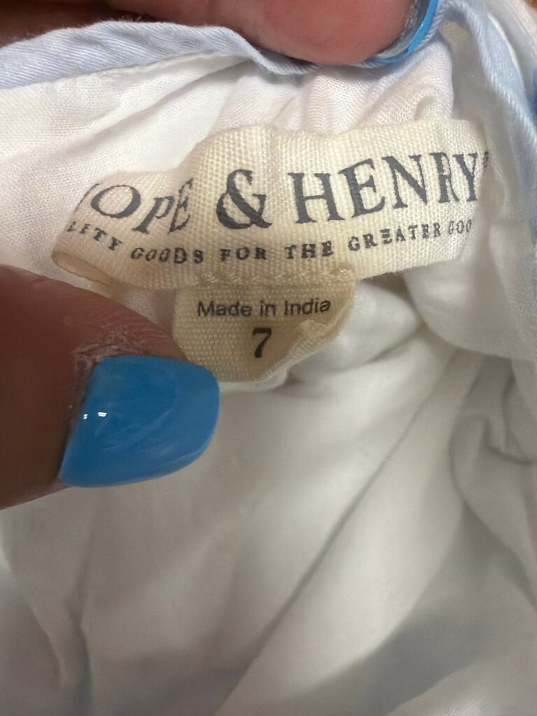 Hope & Henry Floral Print Dress