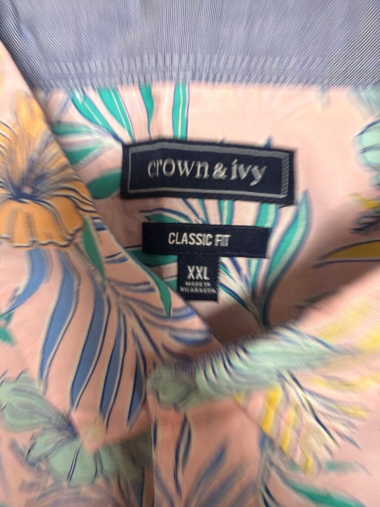 Crown & Ivy Men's Classic Fit Button-Up Shirt