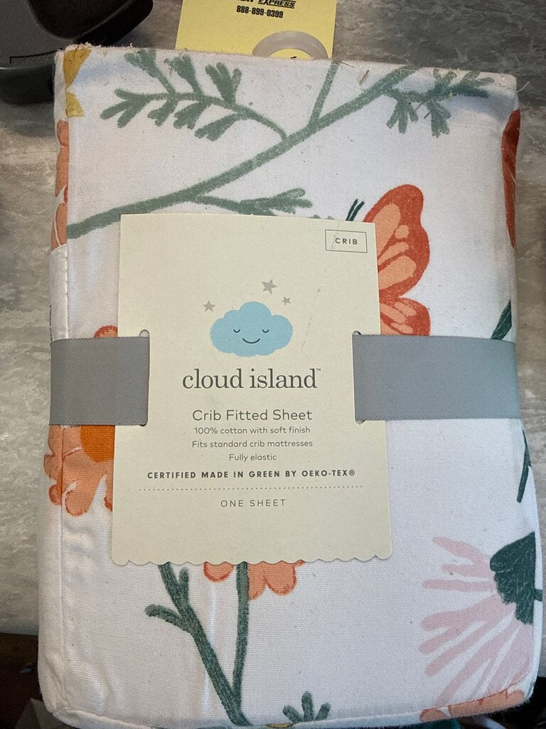 Cloud Island Crib Fitted Sheet