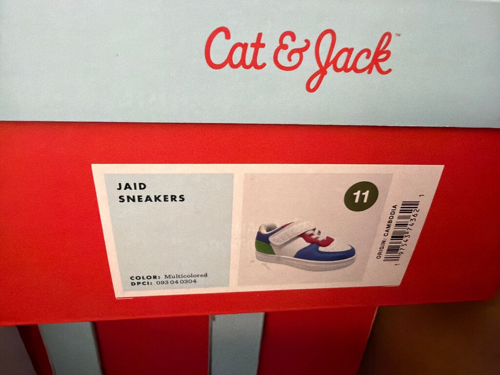 Cat & Jack Jaid Multicolored Sneakers