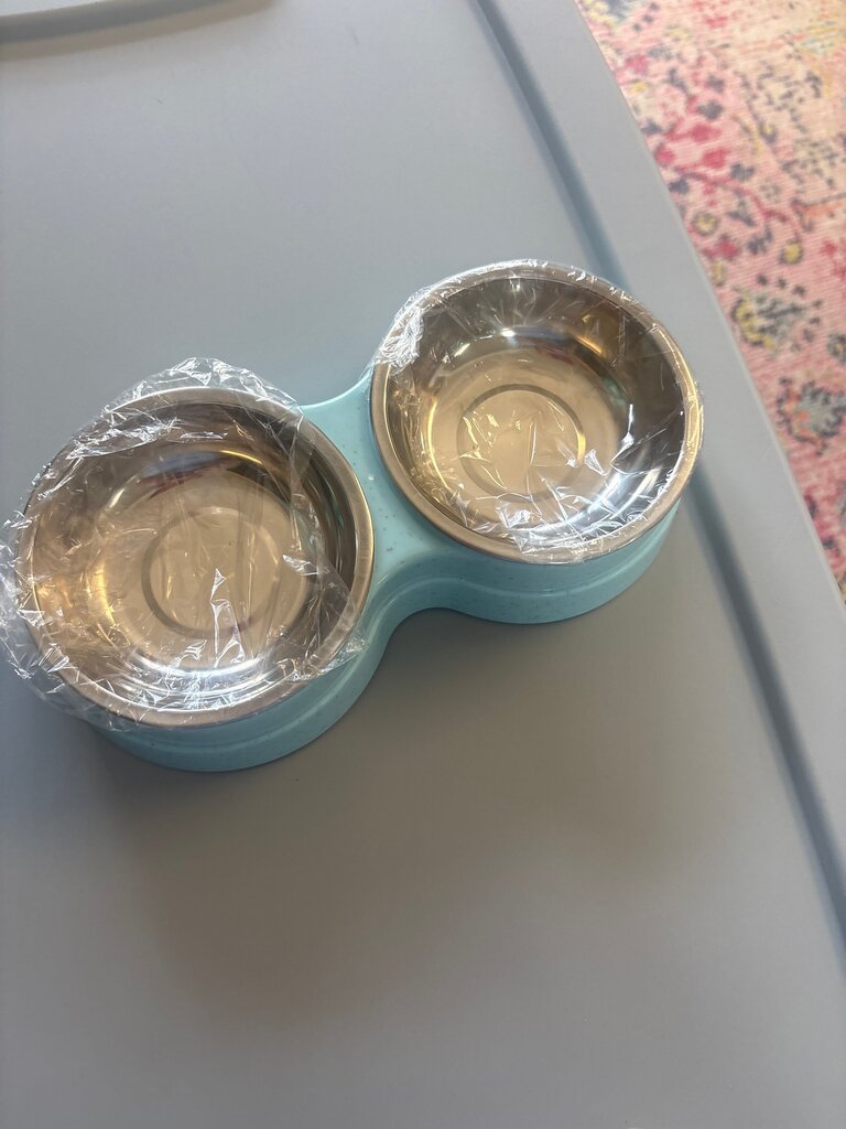 Dual Bowl Pet Feeder