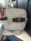 Gray Insulated Lunch Bag