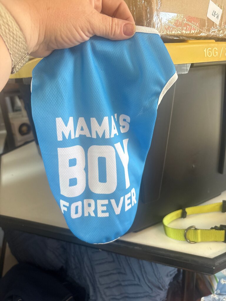 Mama's Boy Forever Dog T-Shirt