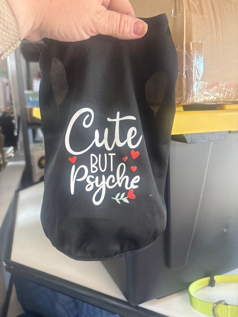 Cute But Psyche Black Bag