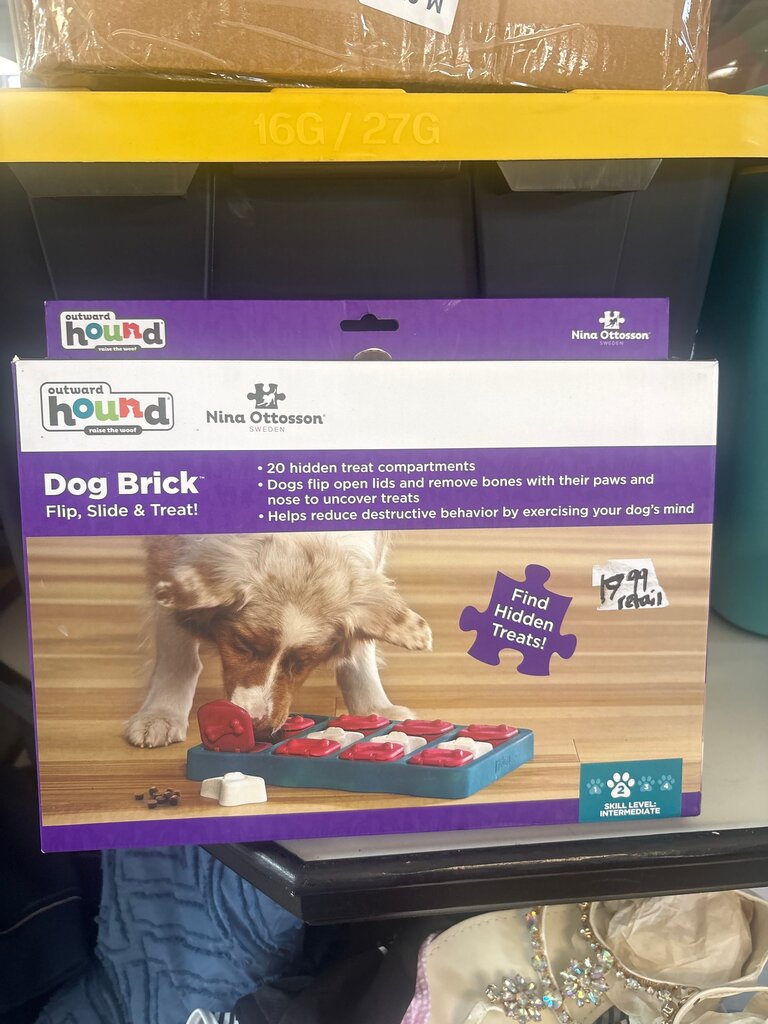 Outward Hound Dog Brick Puzzle Toy
