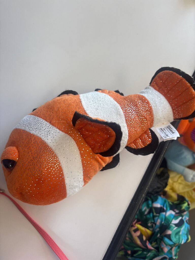 Plush Clown Fish Toy