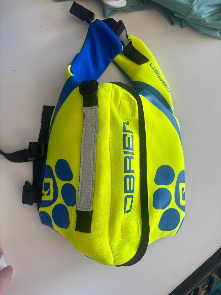 O'Brien Yellow and Blue Life Jacket