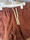 Pull-On Shorts in Brown