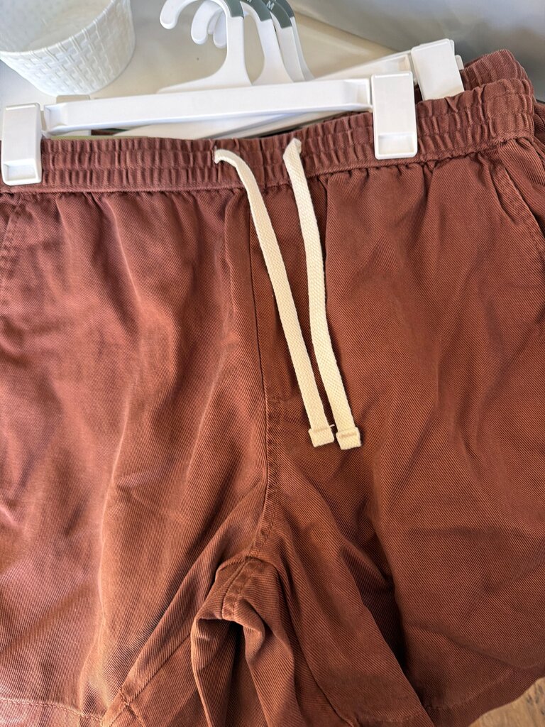 Pull-On Shorts in Brown