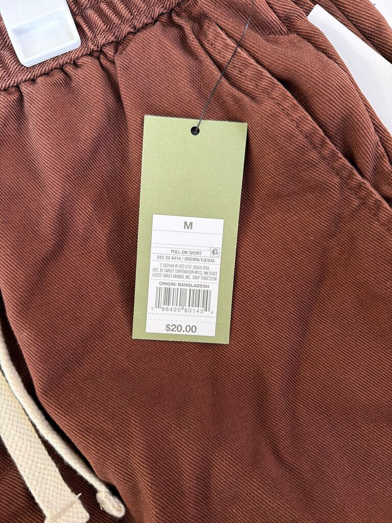 Pull-On Shorts in Brown