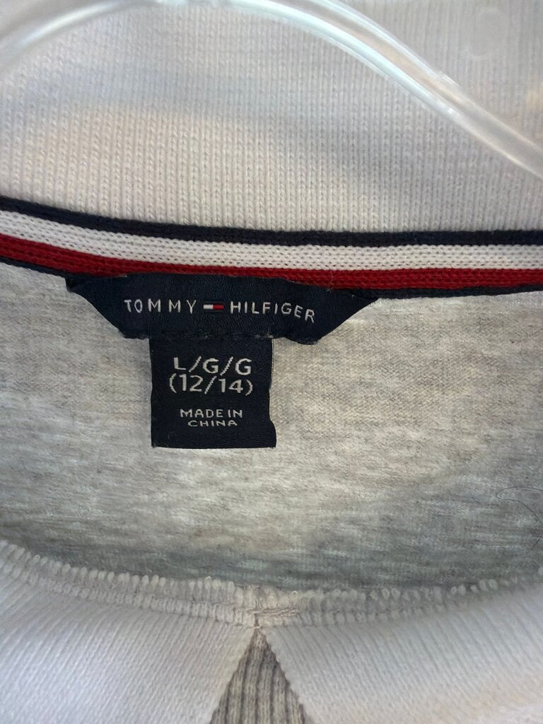 Tommy Hilfiger Youth Grey Long Sleeve Polo