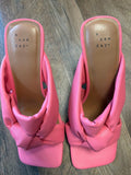 Pink Heeled Sandals
