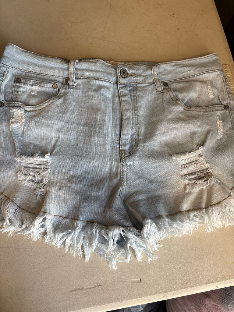 Light Wash Denim Shorts