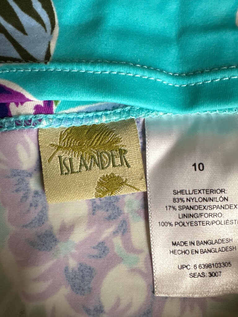 Islander Women's Floral Print Swim Suit