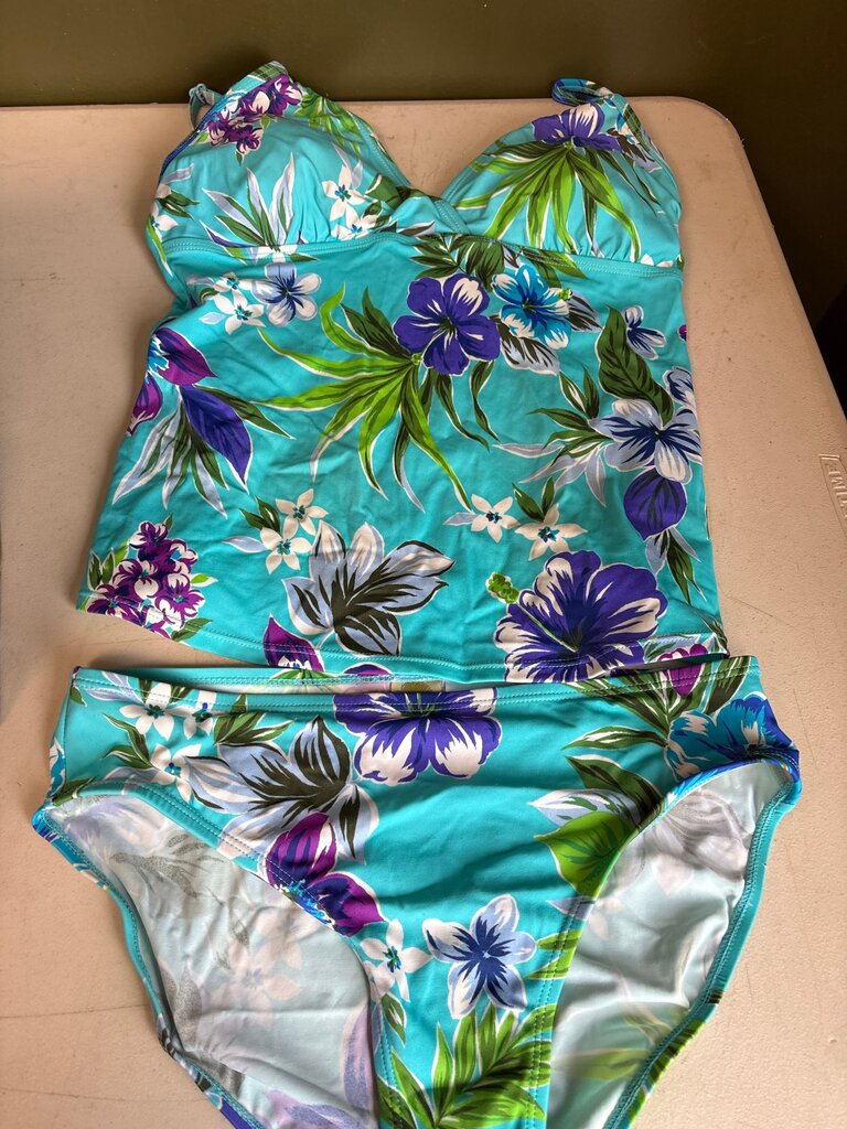 Islander Women's Floral Print Swim Suit