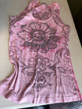 Floral Print Pink Tank Top
