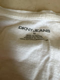 DKNY Jeans Women’s White Sequined T-Shirt