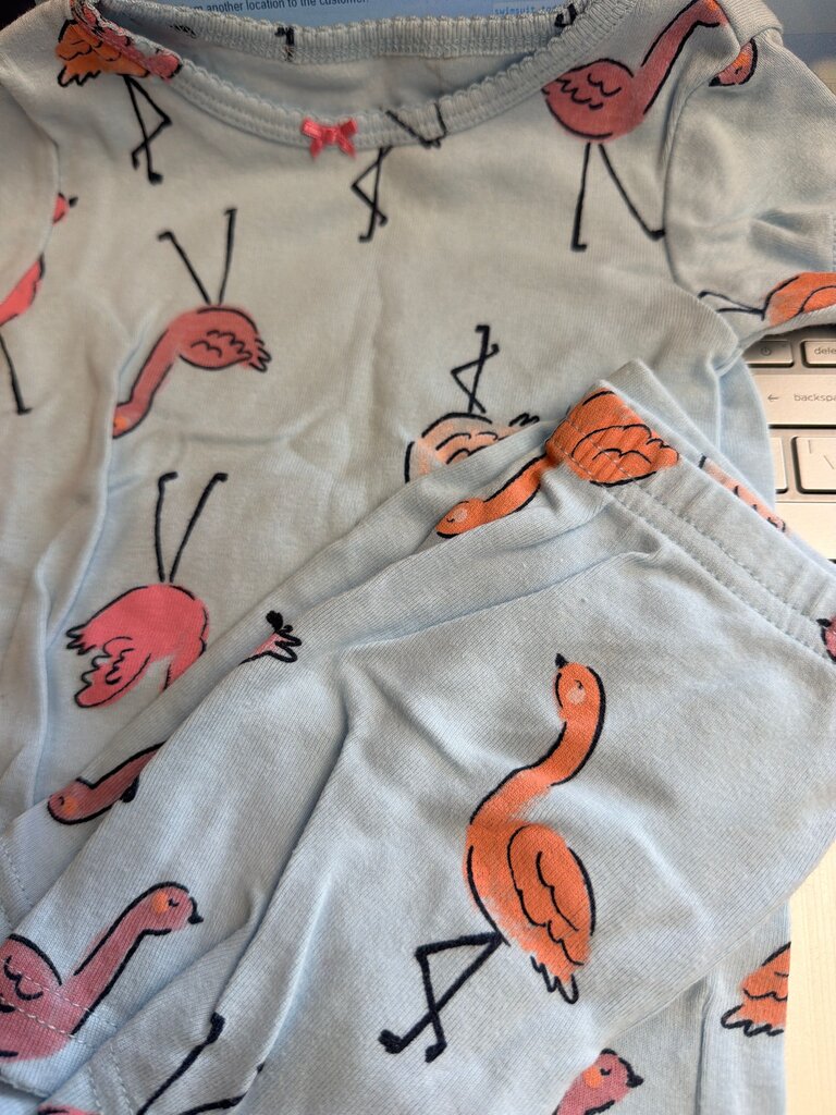 Carter's Pink Flamingo Pajama Set