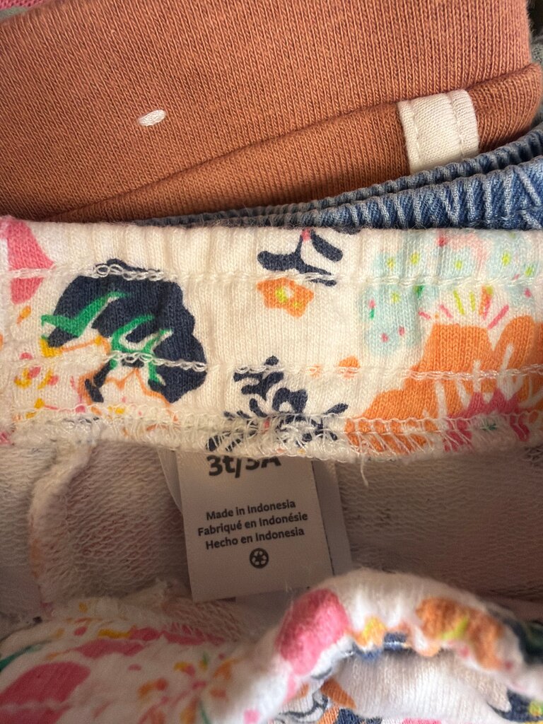Floral Print Toddler Shorts
