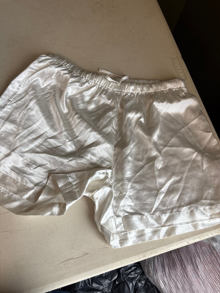 Weddingstar Satin White Shorts