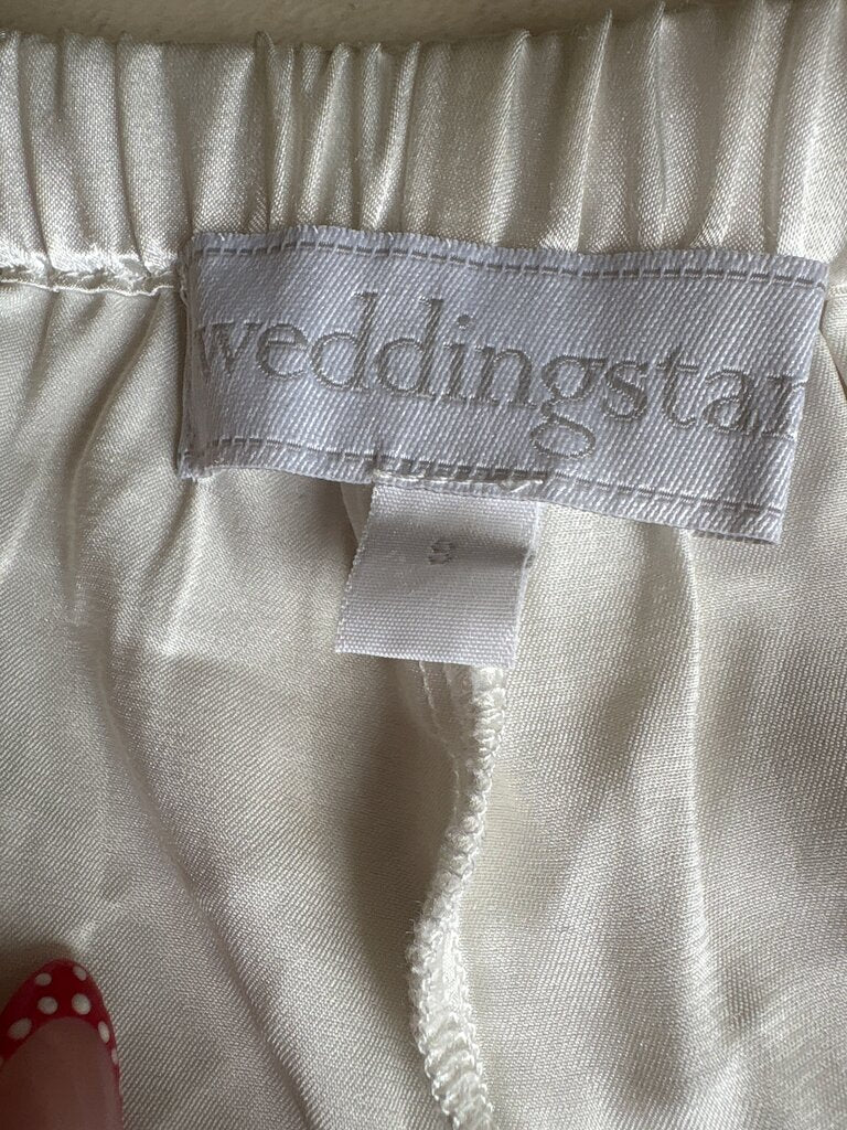 Weddingstar Satin White Shorts